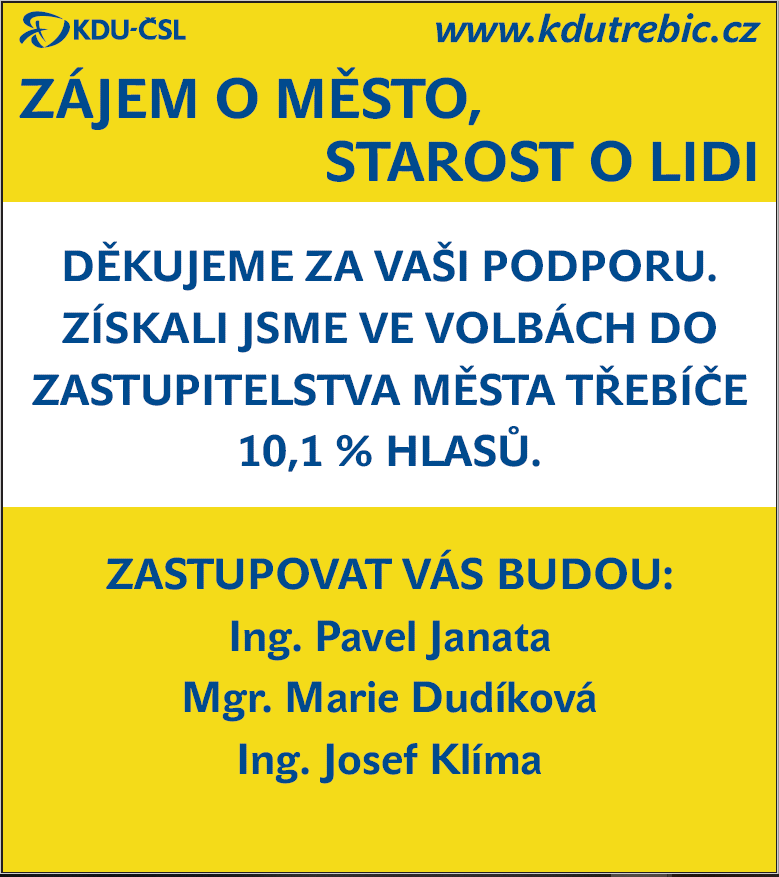 Poděkování komunál